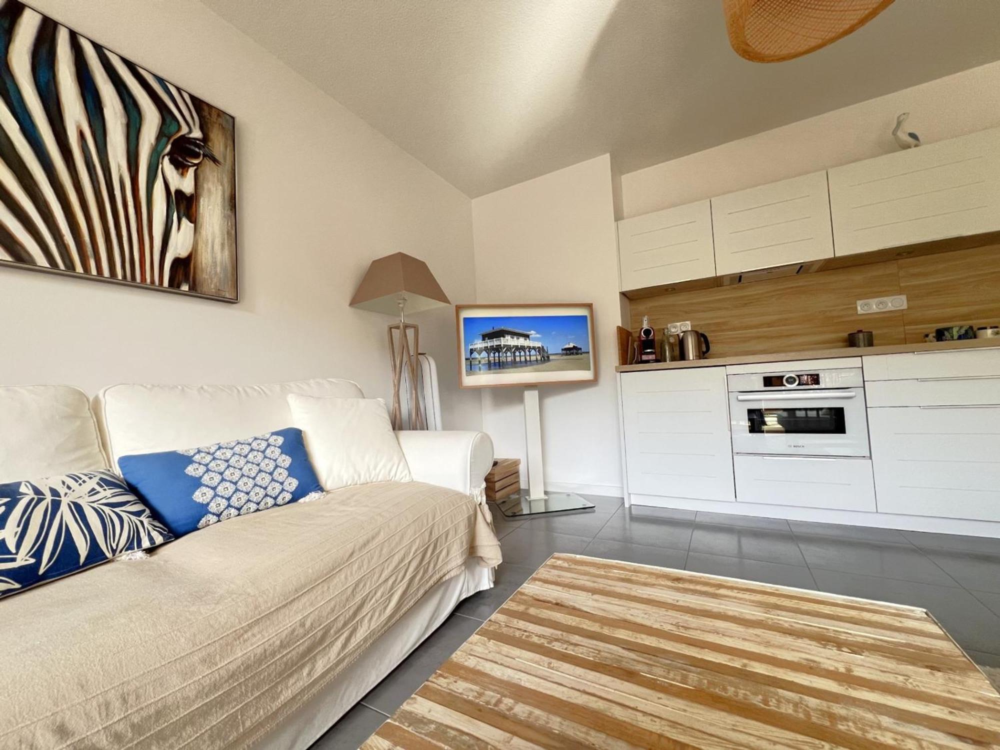 Charmant Appartement Pour 6 En Centre-Ville D'Arcachon Avec Terrasse, Parking Et Wifi - Fr-1-474-174 Bagian luar foto